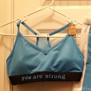 Blue Sports Bra by